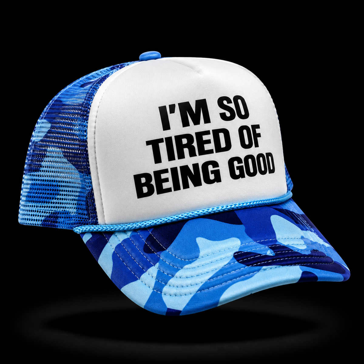 ICEMAN BLUE CAMO HAT